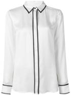 Equipment Two Tone Shirt - White