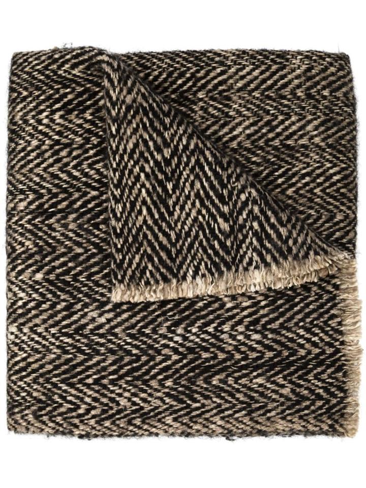 Denis Colomb 'ise' Scarf, Adult Unisex, Black, Silk/yak