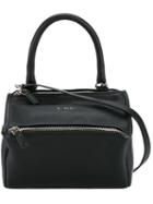 Givenchy Small 'pandora' Shoulder Bag, Black, Leather/cotton
