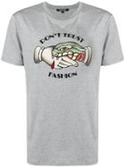 Roberto Cavalli Don't Trust Fashion T-shirt - Grey