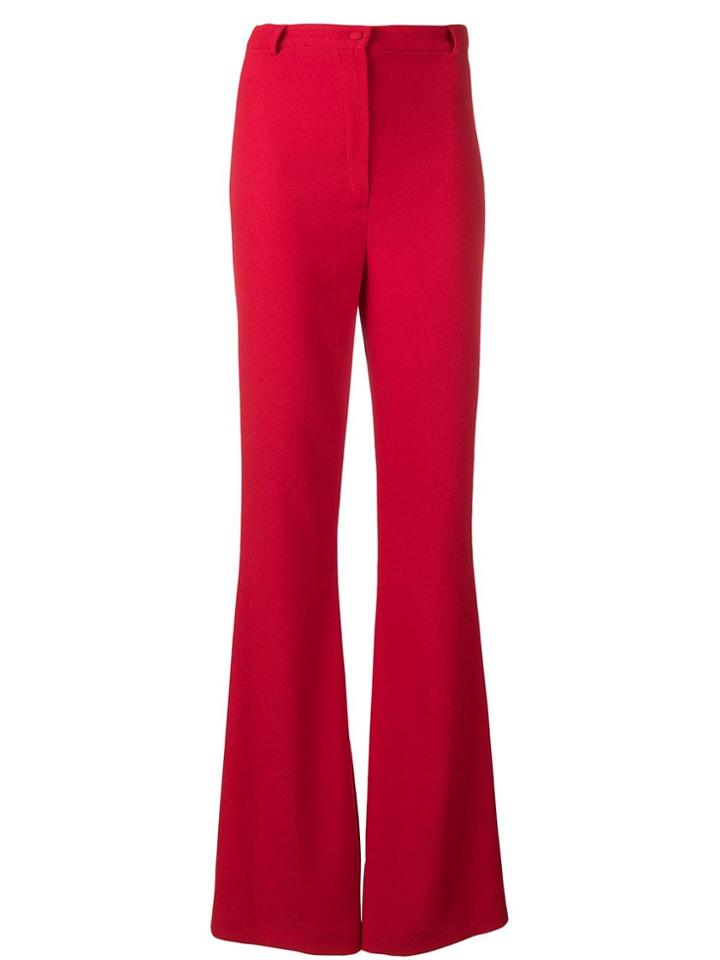 Hebe Studio Bianca Flared Trousers