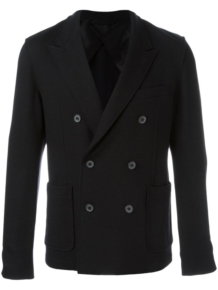 Lanvin Dual Pocket Peacoat - Black