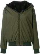 Holland & Holland Reversible Fur Hooded Jacket - Green