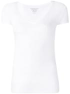 Majestic Filatures V-neck Fitted T-shirt - White