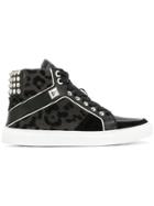 Zadig & Voltaire Safari Hi-top Sneakers - Black