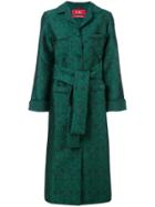 F.r.s For Restless Sleepers Brocade Nightgown Coat - Green