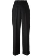 Junya Watanabe Comme Des Garçons Flared Trousers, Women's, Size: Medium, Black, Wool/cupro