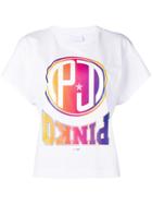 Pinko Reverse Logo T-shirt - White