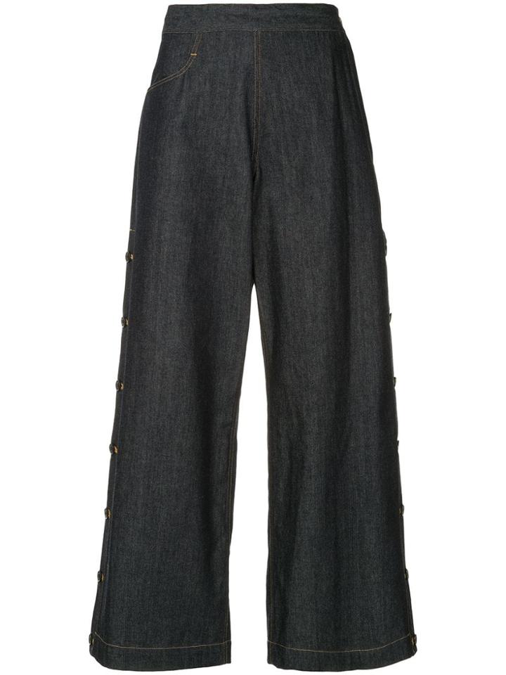 Y's Wide Leg Jeans - Blue