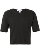 Comme Des Garçons Shirt Cropped T-shirt, Men's, Size: Small, Black, Cotton/linen/flax/ramie