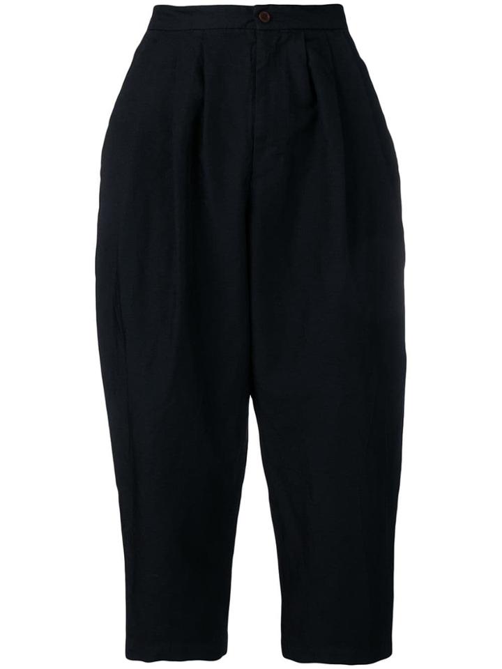 Comme Des Garçons Comme Des Garçons Classic Cropped Trousers - Black