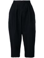 Comme Des Garçons Comme Des Garçons Classic Cropped Trousers - Black