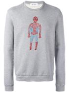 Jimi Roos 'spiderman' Sweatshirt, Men's, Size: Small, Grey, Cotton