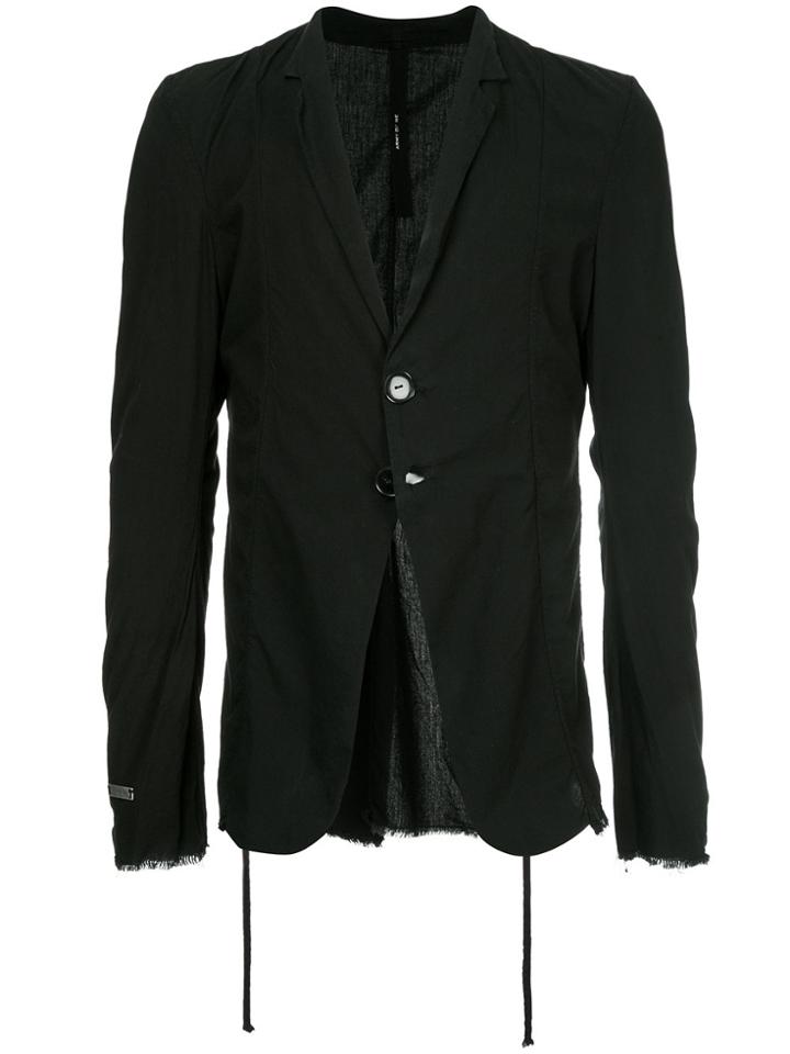 Army Of Me Distressed Blazer - Black
