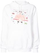 Unfortunate Portrait Float Like A Butterfly Hoodie - White