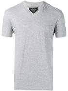 Hydrogen V-neck T-shirt, Men's, Size: Medium, Grey, Cotton