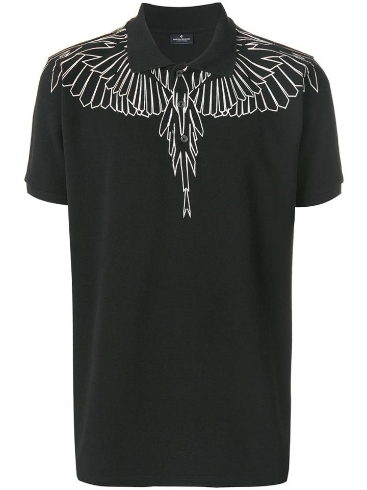 Marcelo Burlon County Of Milan Anne Polo Shirt - Black