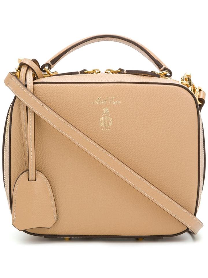 Mark Cross Box Tote Bag - Neutrals