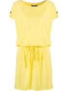 Lygia & Nanny Drawstring Beach Dress, Women's, Size: 40, Yellow/orange, Spandex/elastane/viscose