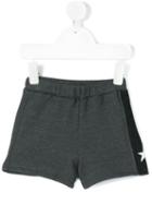 Douuod Kids - Star Panel Knit Shorts - Kids - Cotton/polyester - 9 Mth, Grey