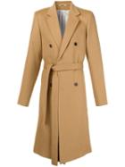 Ann Demeulemeester Double-breasted Overcoat - Neutrals