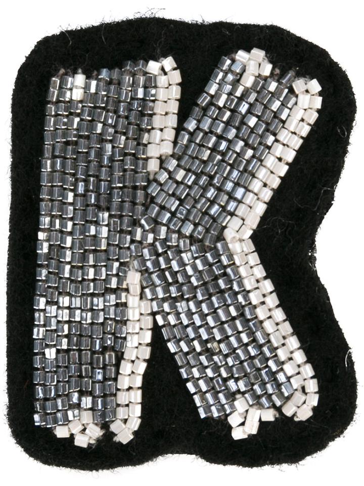 Bag Sticker - Women - Glass - One Size, Grey, Glass, Olympia Le-tan