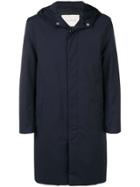 Mackintosh Down Filled Hooded Rain Jacket - Blue