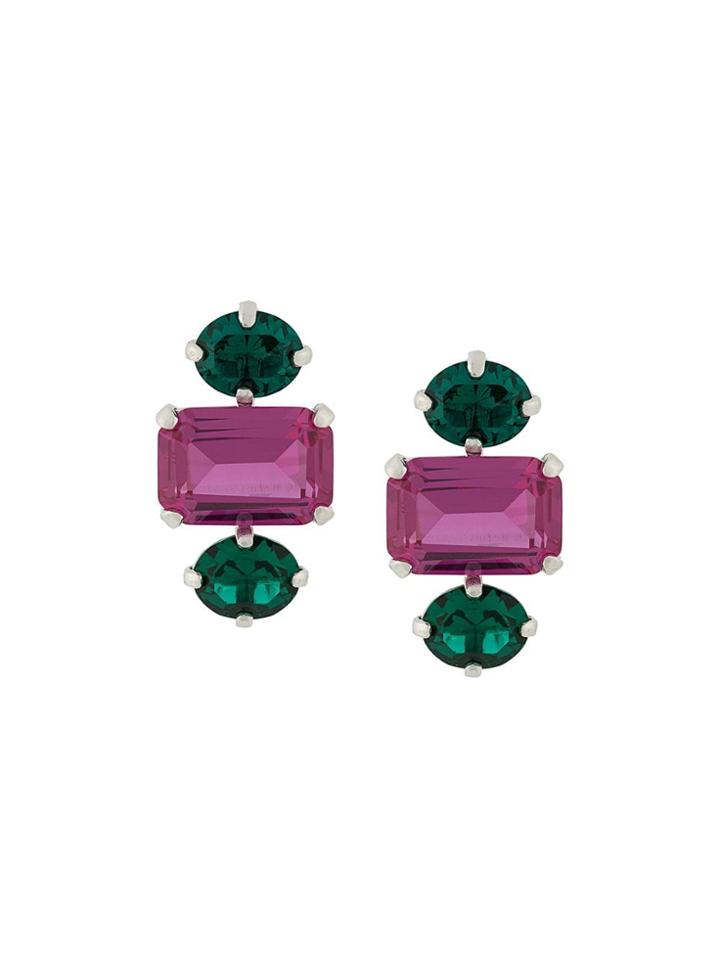 Wouters & Hendrix A Wild Oryginal Earrings - Pink & Purple