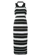 Rebecca Vallance 'testa' Apron Midi Dress, Women's, Size: 12, Black, Polyester