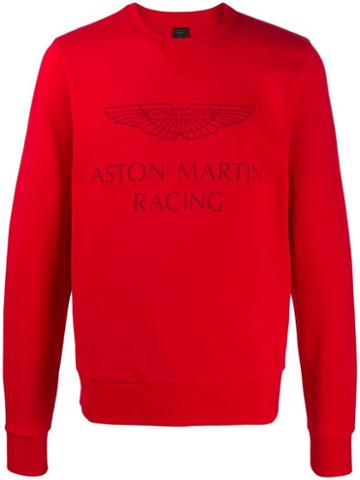 Hackett 'aston Martin Racing' Print Sweatshirt - Green