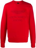 Hackett 'aston Martin Racing' Print Sweatshirt - Green
