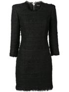 Balmain Fitted Mini Dress - Black