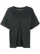 Mm6 Maison Margiela Flared Sweat T-shirt - Grey