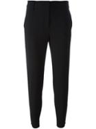 Dkny Straight Trousers, Women's, Size: 4, Black, Spandex/elastane/wool
