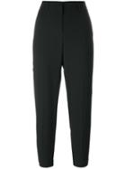 Twin-set High Waisted Trousers, Women's, Size: 48, Black, Acetate/viscose/spandex/elastane