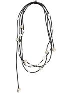 Maria Calderara Spheres Layered Long Necklace - Black