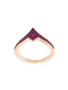 Anapsara Kiss Ring - Pink & Purple