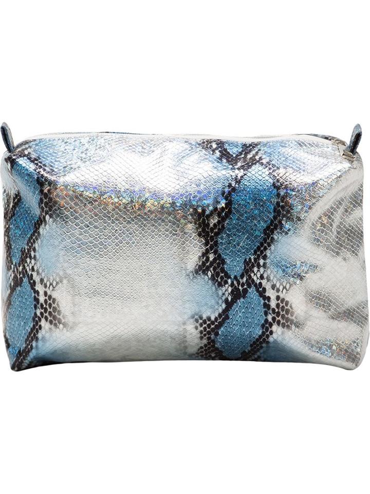 Sub Snakeskin Effect Make-up Bag