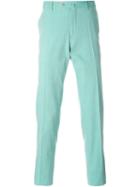 Pt01 Slim Fit Trousers, Men's, Size: 52, Green, Cotton