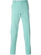 Pt01 Slim Fit Trousers, Men's, Size: 52, Green, Cotton