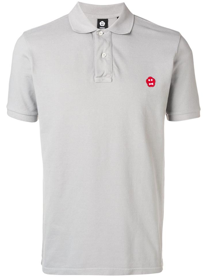 Aspesi Logo Polo Shirt - Grey
