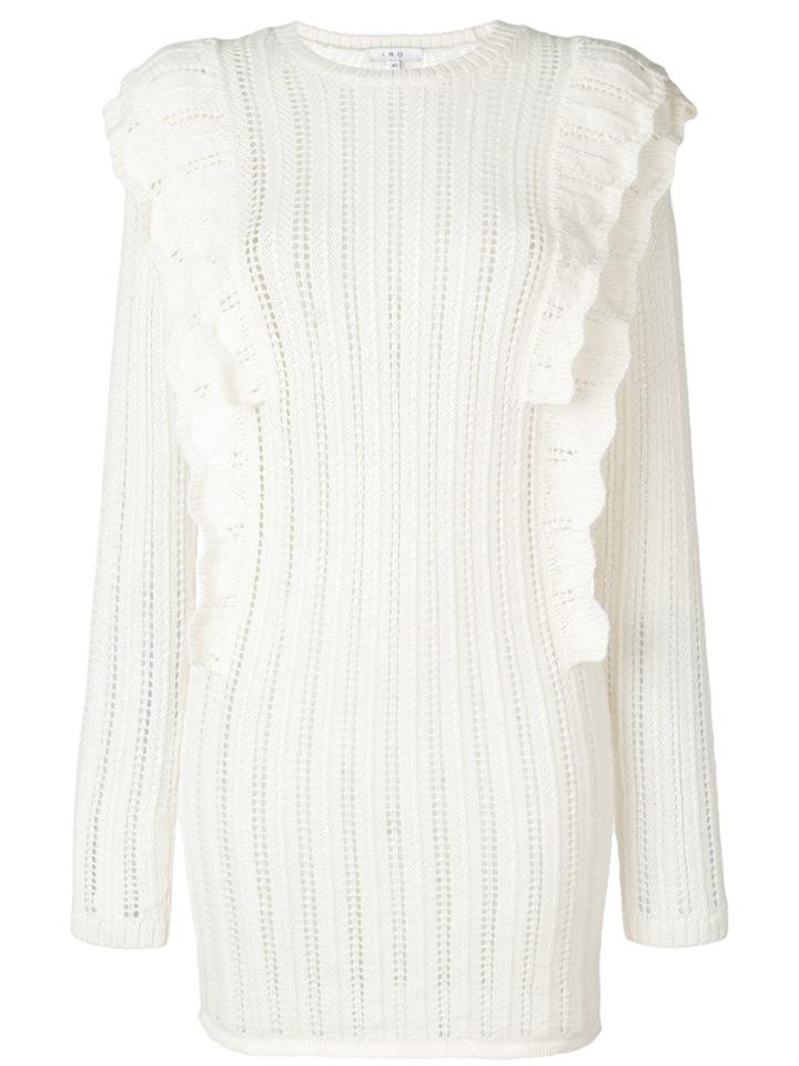 Iro Dapril Pointelle-knit Dress - White