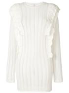 Iro Dapril Pointelle-knit Dress - White