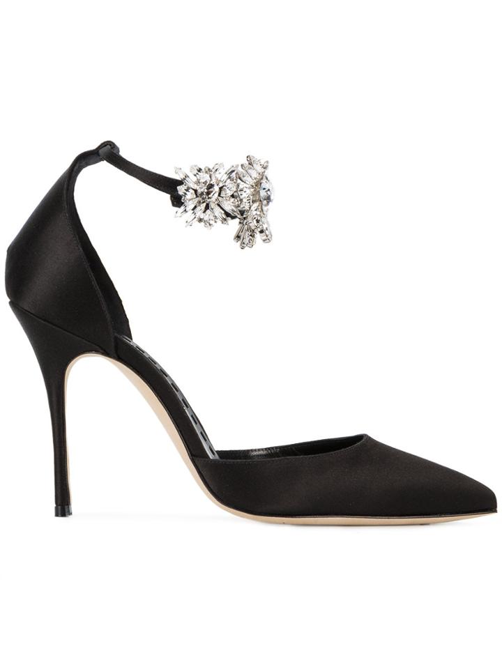 Manolo Blahnik Sicariata Pumps - Black