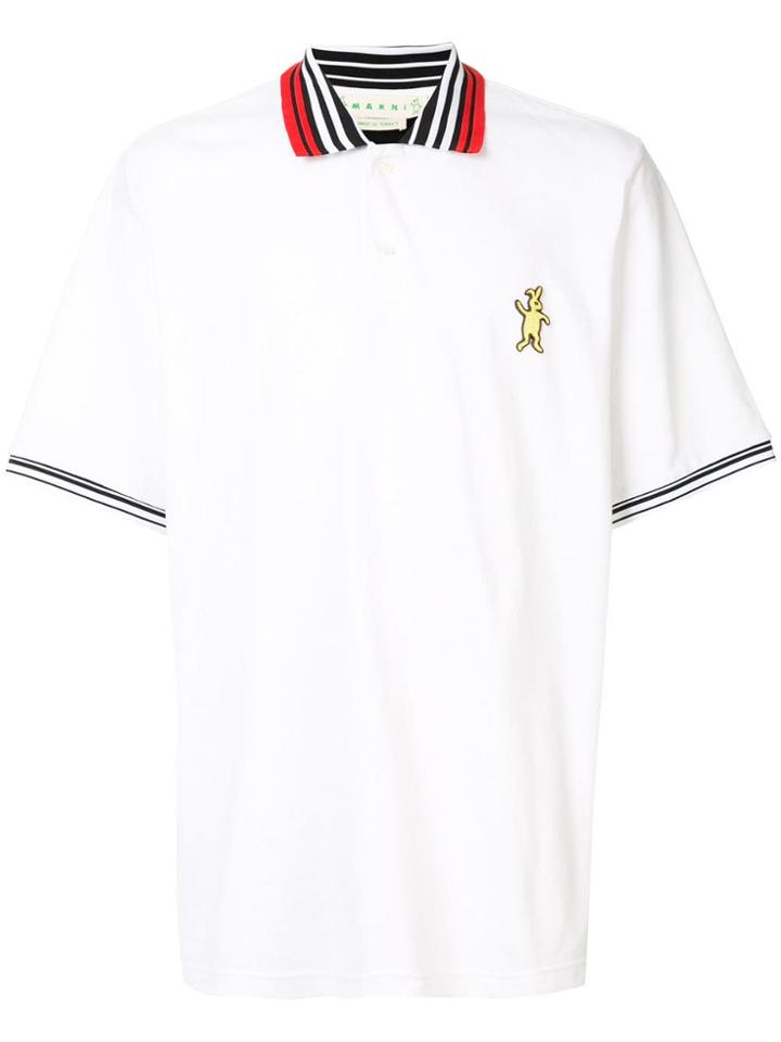 Marni Logo Polo Shirt - White