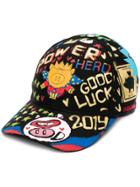 Dolce & Gabbana Hero Pig Grafitti Baseball Cap - Black