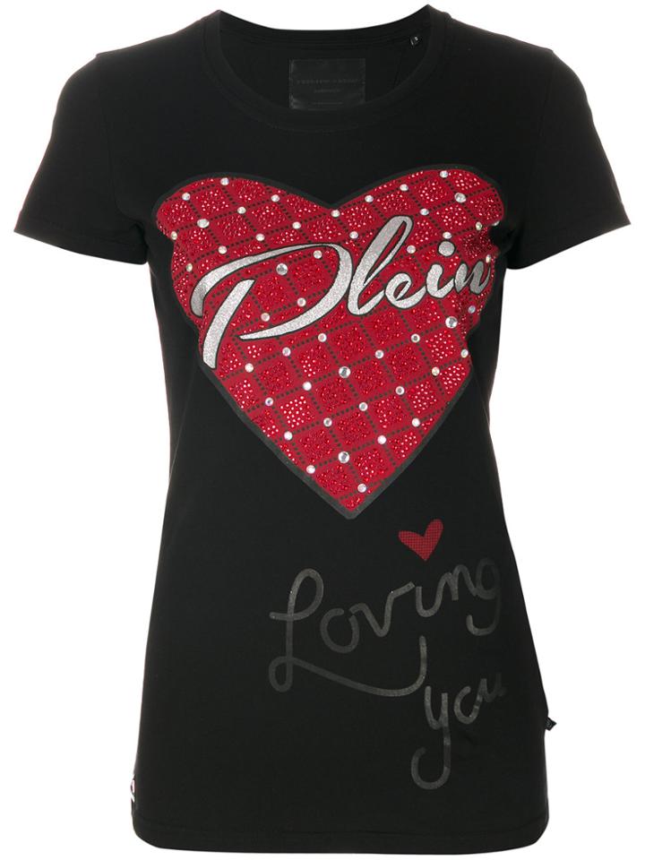 Philipp Plein Blue Chausie T-shirt - Black