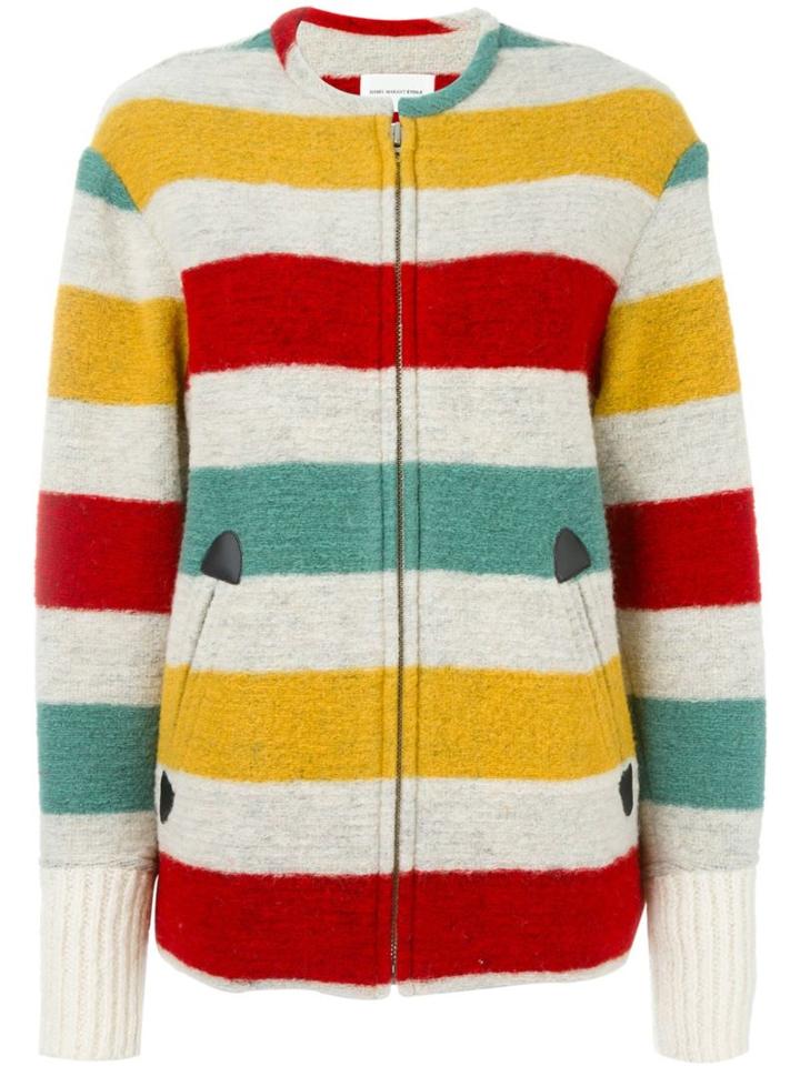 Isabel Marant Étoile 'fimo' Boxy Jacket, Women's, Size: 38, Yellow, Cotton/polyester/wool/other Fibers