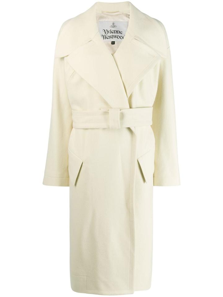 Vivienne Westwood Belted Coat - White
