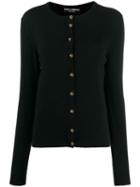 Dolce & Gabbana Logo Buttons Cardigan - Black